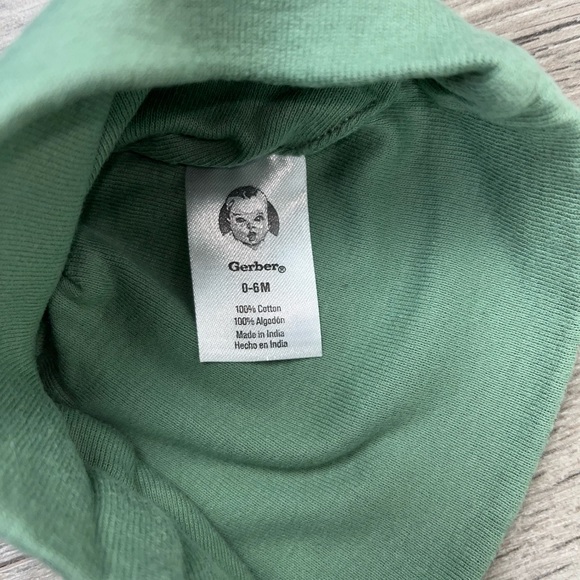 Gerber Infant Hats Organic Cotton 0-6 Months | NB Rocket Ship Hat Baby Bear Hat - Picture 3 of 13